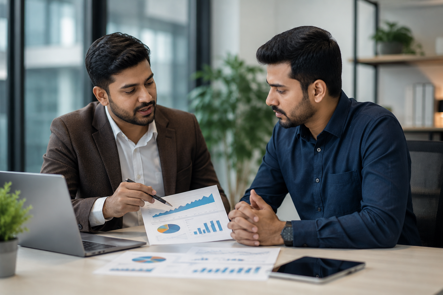 Business consultation about SEO strategy and organic traffic growth